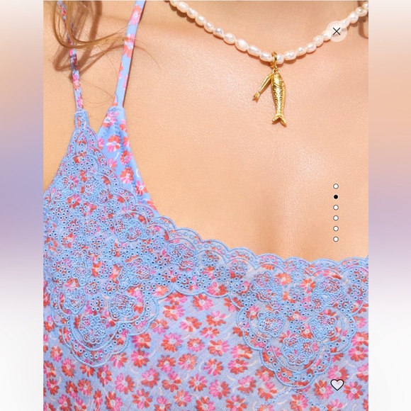 J. Crew Embroidered Slip Dress Coverup in Summer Fields Print - Picture 3 of 5